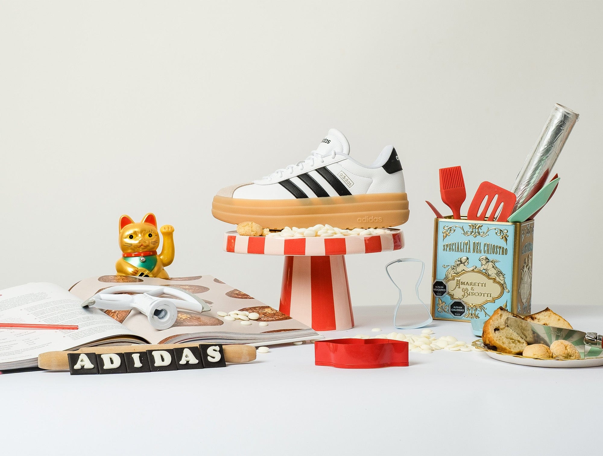 Zapatilla Adidas Vl Court Bold Mujer Blanco