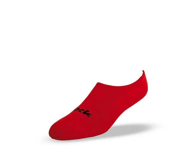 Calcetin Invisible Block No Show Unisex Rojo