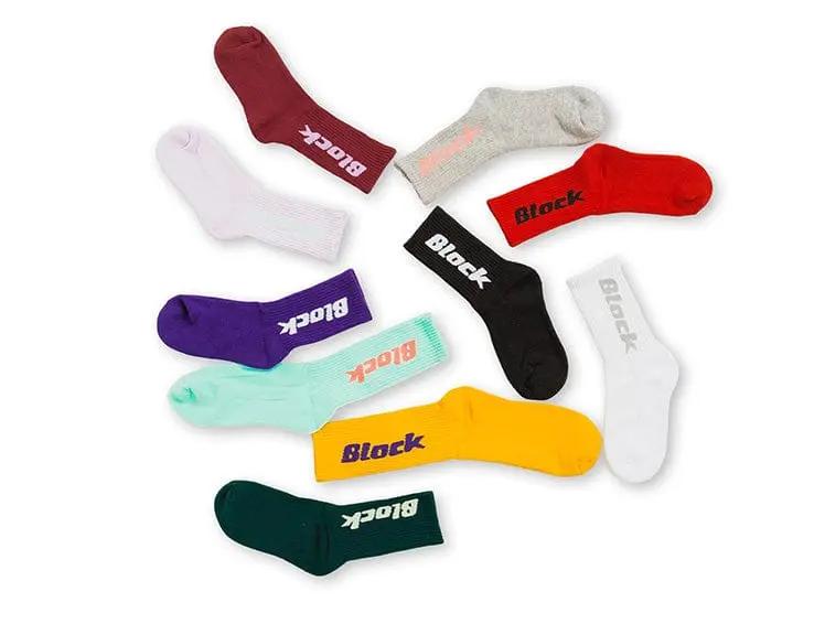 Calcetin Largo Block Unisex Negro