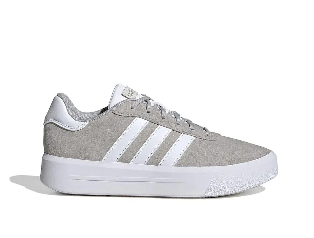Zapatilla Adidas Court Platform Suede Mujer Gris