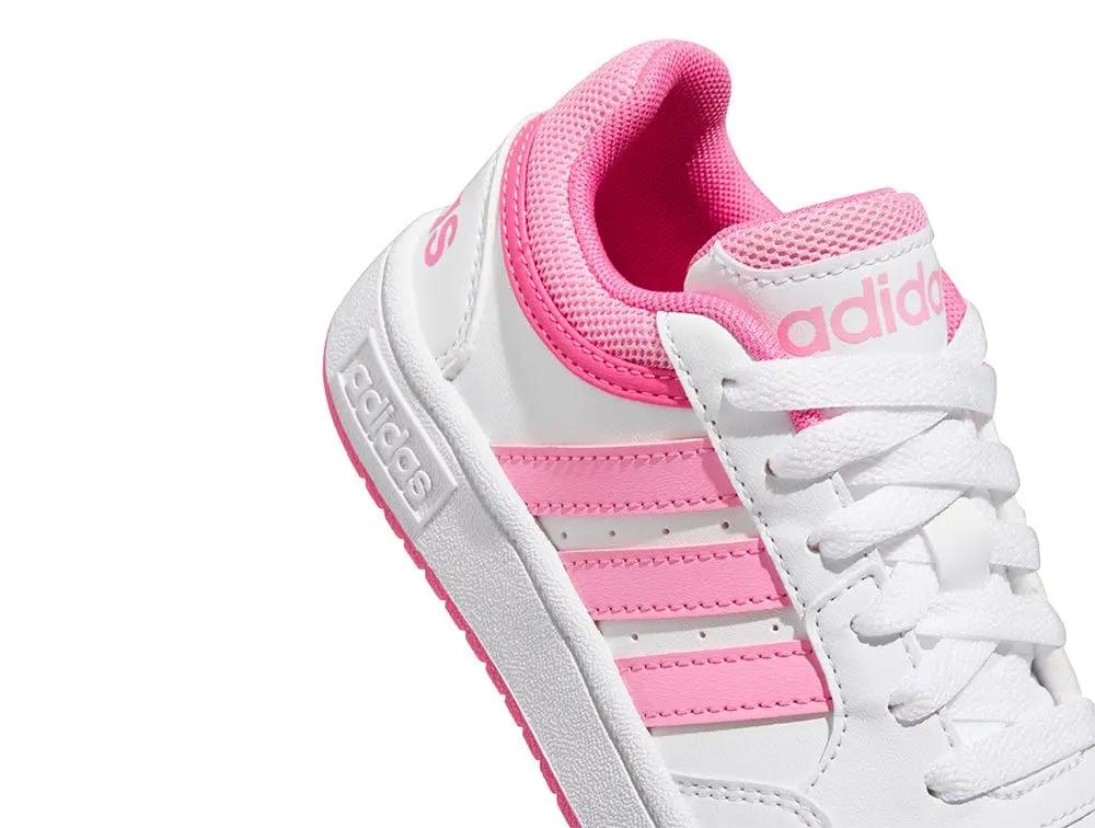 Zapatilla Adidas Hoops 3.0 Junior Blanco