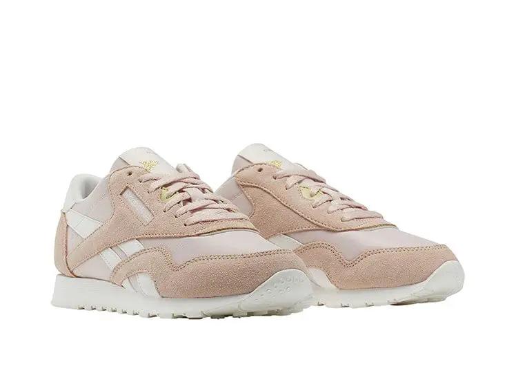 Zapatilla Reebok Cl Nylon Mujer Rosado