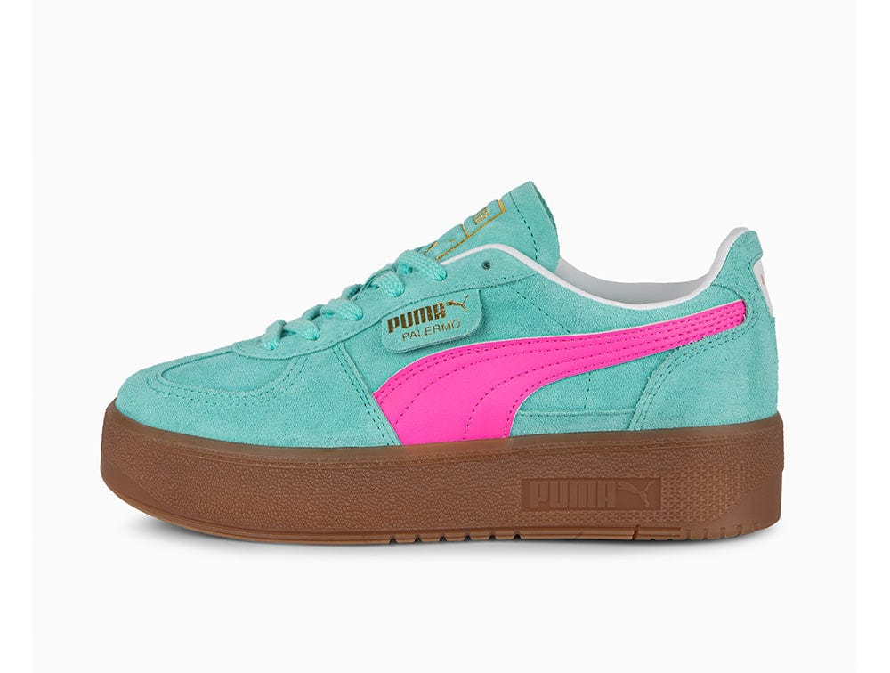 Zapatilla Puma Palermo Elevata Mujer Celeste/Gum