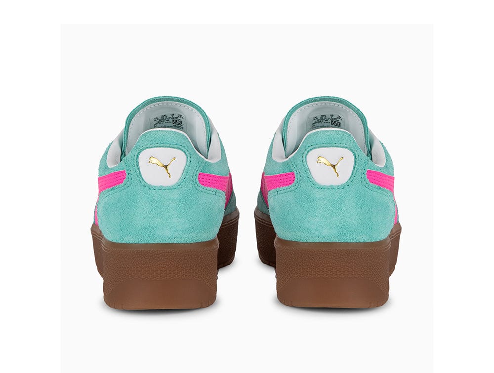 Zapatilla Puma Palermo Elevata Mujer Celeste/Gum