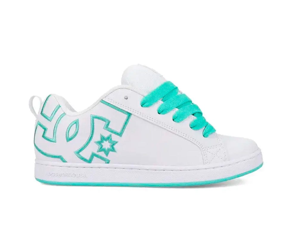 Zapatillas Dc Court Graffik Mujer Blanco